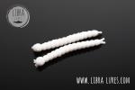 Libra Lures Slight Worm  38mm Cheese white